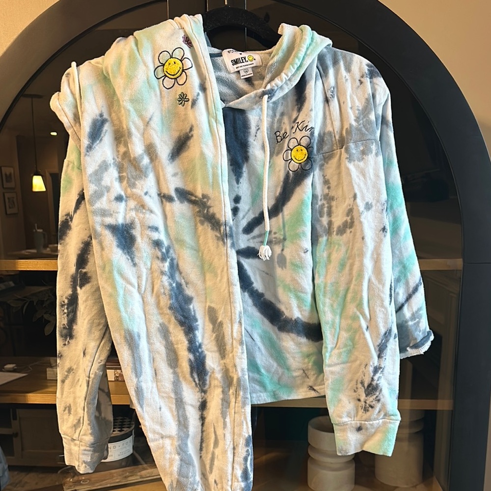 PJ Salvage Blue and White loungewear with Soft Cotton Fabric